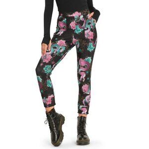 Blackmilk Dragon Bouquet Cuffed Pants LG